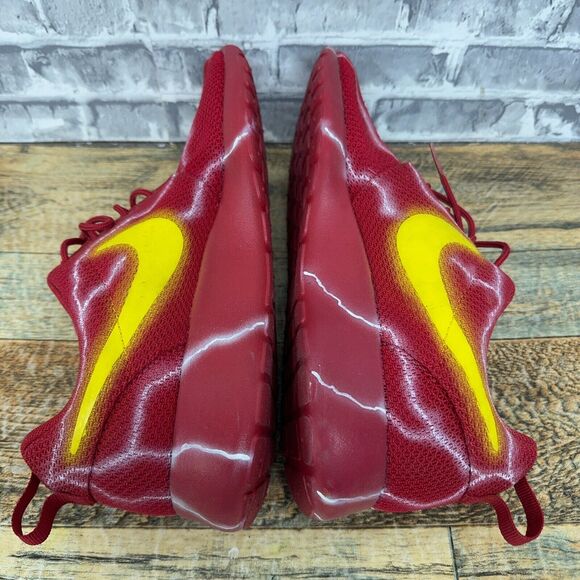 Nike Roshe One Triple Red The Flash Lightning Custom 511881-666 Mens Size 8.5 - Picture 9 of 10